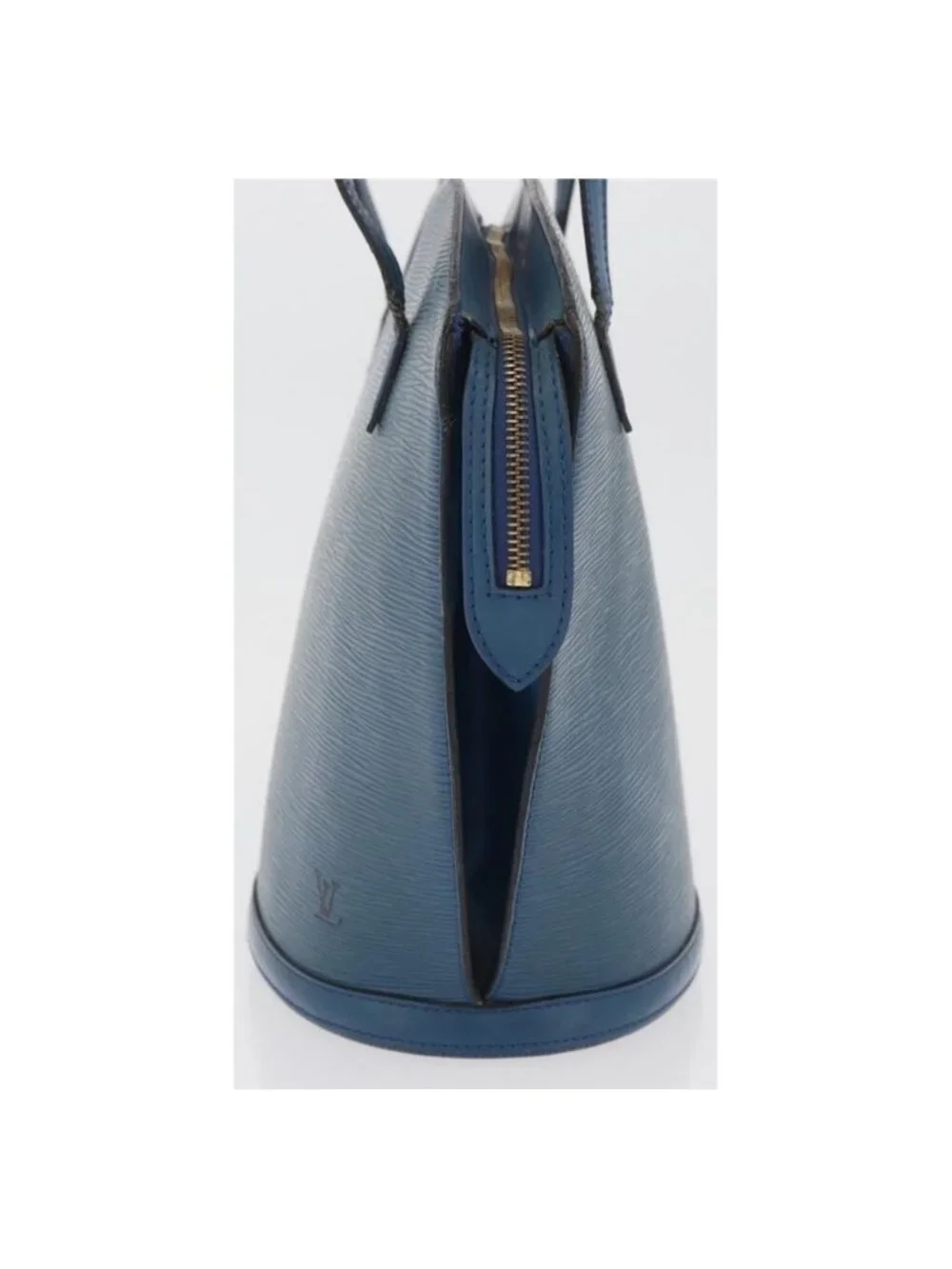 Authentic LOUIS VUITTON Epi Saint Jacques Shopping Shoulder Bag Blue M52275 LV